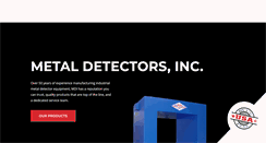 Desktop Screenshot of metaldetectorsinc.com